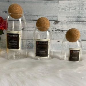 Masterclass Glass Storage Jars With Cork Lid Set Of 3